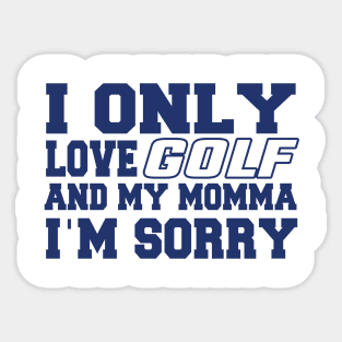 Gods Plan - Golf! Sticker
